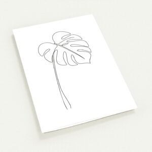 Cartões Folha de Monstera — Coleção Botânica