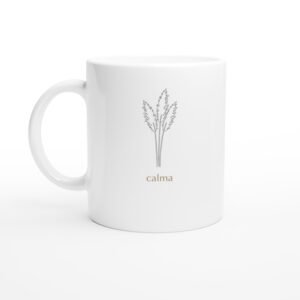 Caneca Capim dos Pampas — Coleção Botânica