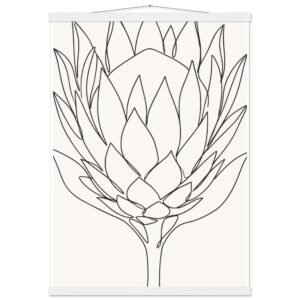Poster com Ripa Protea — Coleção Botânica