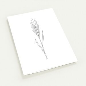 Cartões Espiga de Trigo — Coleção Botânica