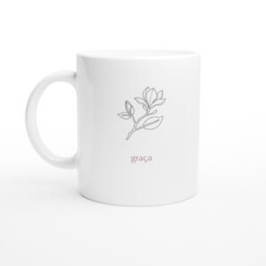 Caneca Ramo de Magnólia — Coleção Botânica