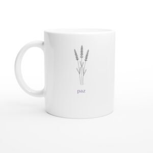 Caneca Ramo de Lavanda — Coleção Botânica