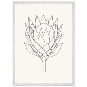 Moldura Premium Protea — Coleção Botânica