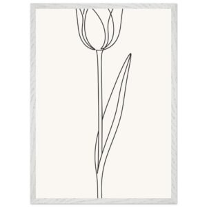 Moldura Premium Tulipa — Coleção Botânica