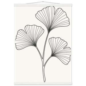 Poster com Ripa Ginkgo — Coleção Botânica
