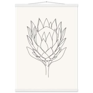 Poster com Ripa Protea — Coleção Botânica