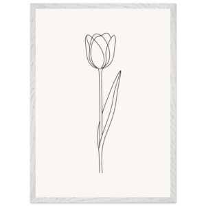 Moldura Premium Tulipa — Coleção Botânica