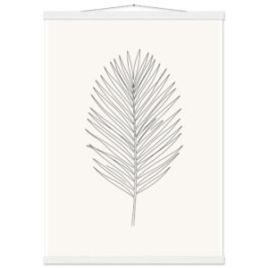 Poster com Ripa Folha de Palma — Coleção Botânica