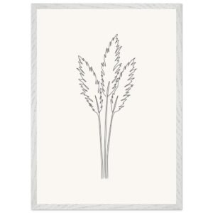 Moldura Premium Capim dos Pampas — Coleção Botânica