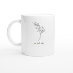 Caneca Ramo de Oliveira — Coleção Botânica