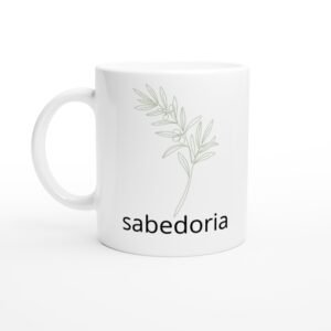 Caneca Ramo de Oliveira — Coleção Botânica