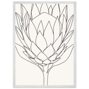 Moldura Premium Protea — Coleção Botânica