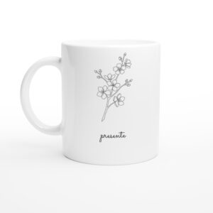 Caneca Flor de Cerejeira — Coleção Botânica