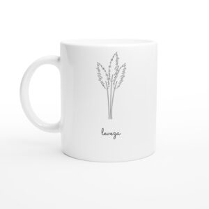 Caneca Capim dos Pampas — Coleção Botânica
