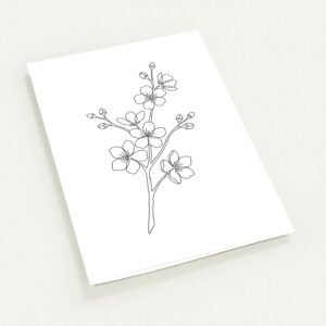 Cartões Flor de Cerejeira — Coleção Botânica
