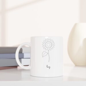 Caneca Girassol — Coleção Botânica