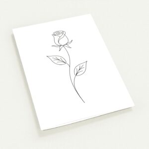 Cartões Rosa — Coleção Botânica