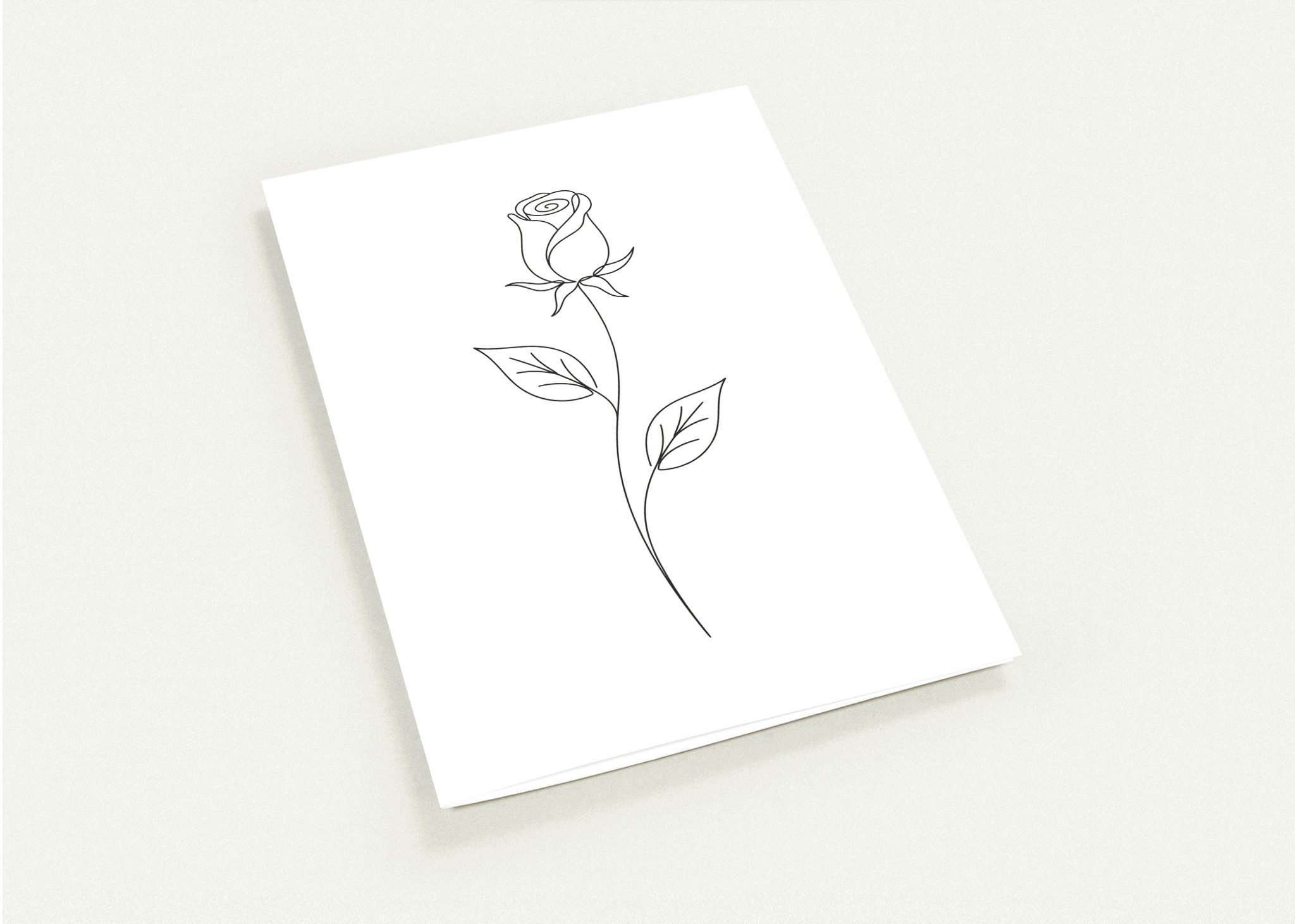 Cartões Rosa — Coleção Botânica