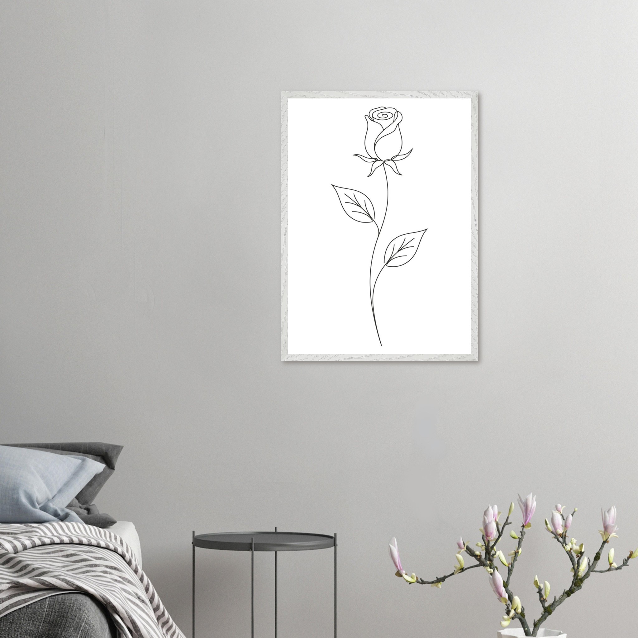 Moldura Premium Rosa — Coleção Botânica - Image 3